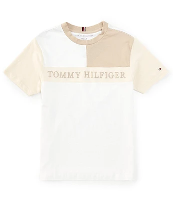 Tommy Hilfiger Big Boys 8-20 Crewneck Blocked Short Sleeve T-Shirt