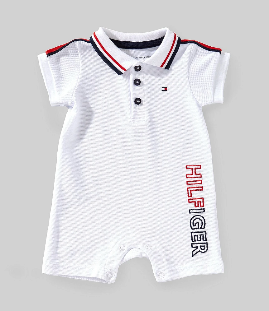 Tommy Hilfiger Baby Boys Newborn-9 Months Short-Sleeve Shortall