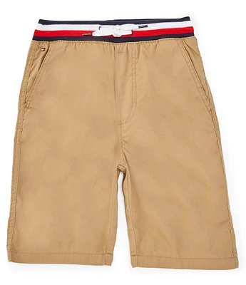 Tommy Hilfiger Big Boys 8-20 Americana-Striped-Waistband Poplin Shorts