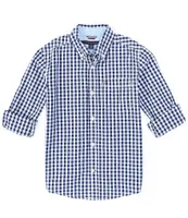 Tommy Hilfiger Big Boys 8-20 Long-Sleeve Baxter Plaid Shirt