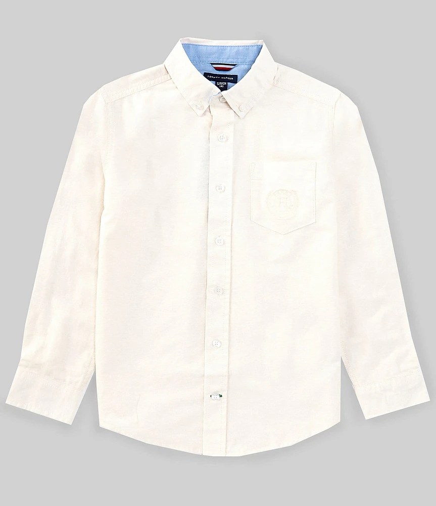 Tommy Hilfiger Big Boys 8-20 Long Sleeve Resort Oxford Shirt