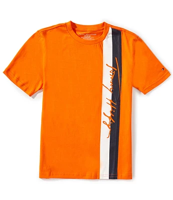 Tommy Hilfiger Big Boys 8-20 Short-Sleeve Knock Out Script T-Shirt
