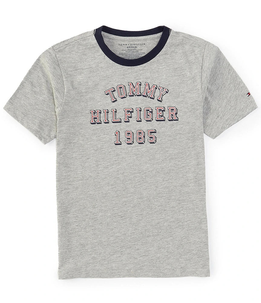 Tommy Hilfiger Big Boys 8-20 Short Sleeve Logo T-Shirt