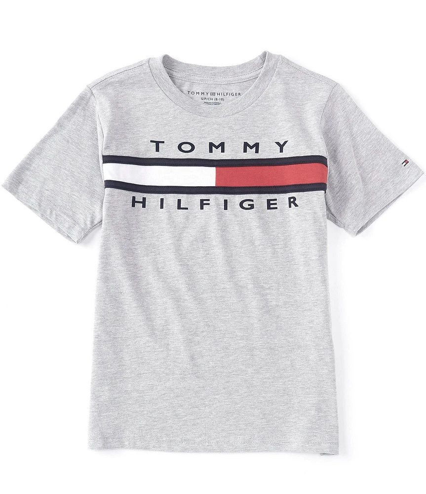 Tommy Hilfiger Big Boys 8-20 Short-Sleeve Signature Flag T-Shirt