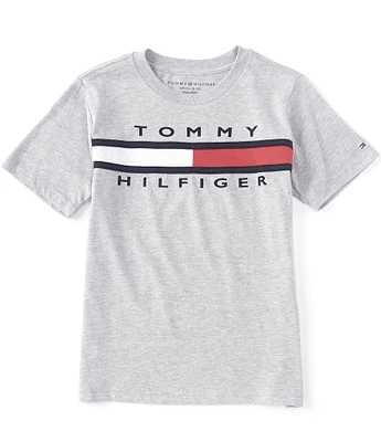 Tommy Hilfiger Big Boys 8-20 Short-Sleeve Signature Flag T-Shirt