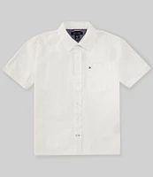 Tommy Hilfiger Big Boys 8-20 Short Sleeve Tommy Utility Shirt