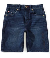 Tommy Hilfiger Little Boys 2T-7 Script Logo Denim Shorts