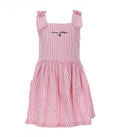 Tommy Hilfiger Little Girls 2T-4T Seersucker Romper