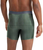 Tommy John Cool Cotton Checkmate 6#double; Inseam Boxer Briefs