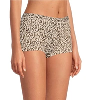 Tommy John Cool Cotton Leopard Print Boyshort