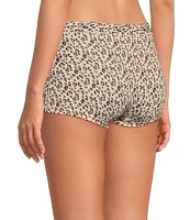 Tommy John Cool Cotton Leopard Print Boyshort