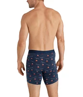 Tommy John Cool Cotton Navy Gondola 6#double; Inseam Boxer Briefs