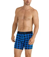 Tommy John Second Skin Buffalo Check 6#double; Inseam Boxer Briefs