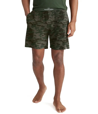 Tommy John Second Skin Camouflage Printed Sleep Shorts