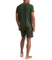 Tommy John Second Skin Camouflage Printed Sleep Shorts