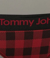 Tommy John Second Skin Checkered Thong