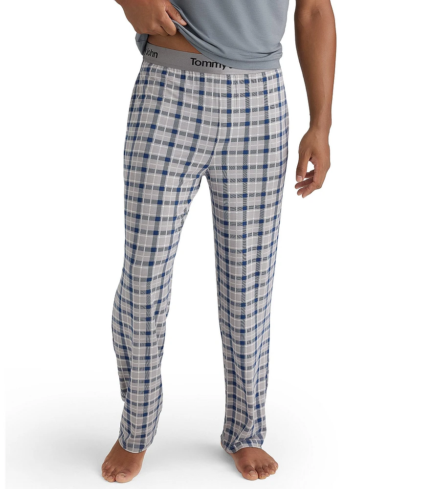 Tommy John Second Skin Plaid Printed Lounge Pants