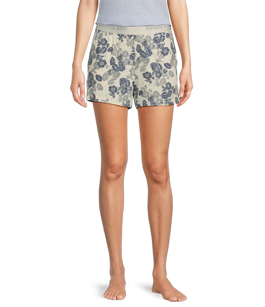 Tommy John Second Skin Pull-On Floral Coordinating Shorts