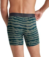 Tommy John Second Skin Sea Spray Striped 6#double; Inseam Boxer Briefs