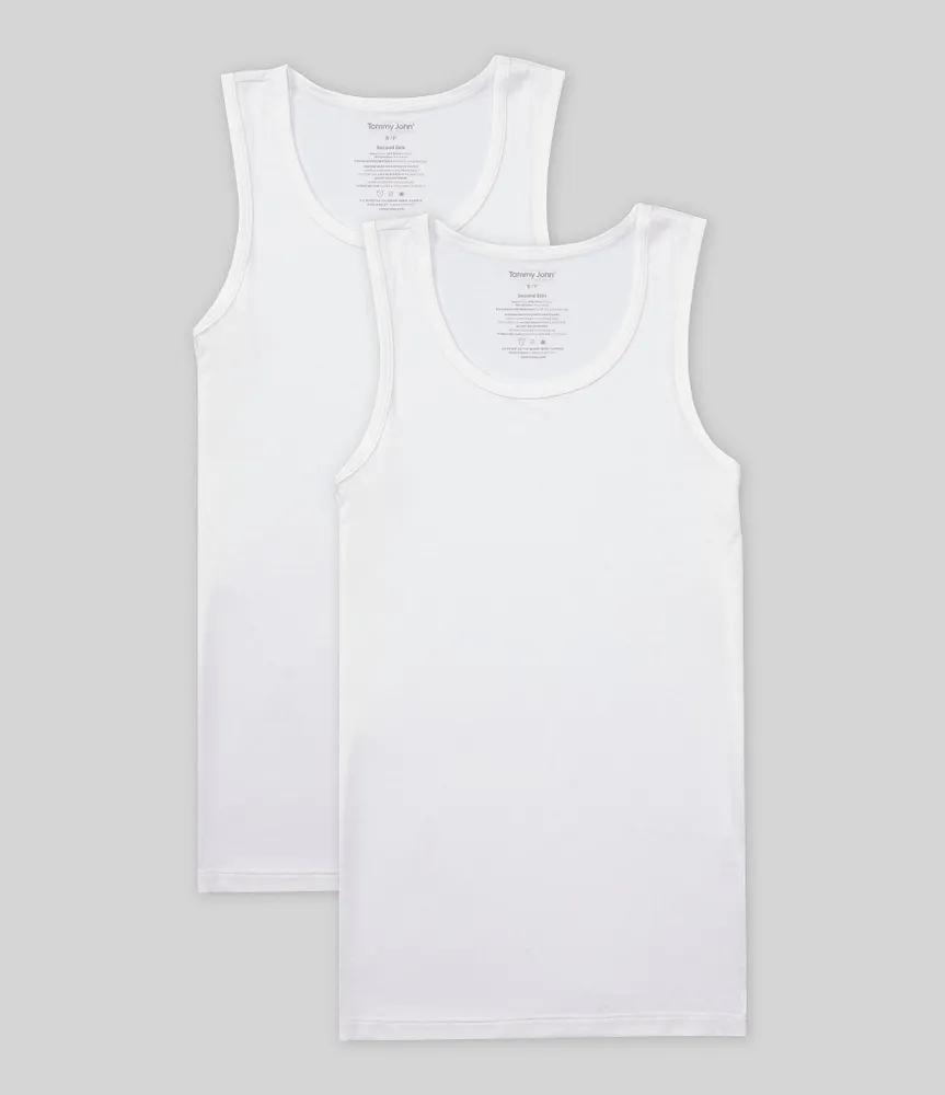 Tommy John Second Skin Slim Fit Tank 2-Pack