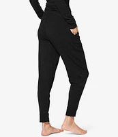 Tommy John Solid Knit Banded Hem Jogger Coordinating Lounge Pants