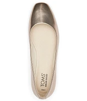 TOMS Briella Leather Ballet Flats