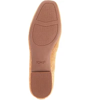 TOMS Briella Suede Deco Stitch Ballet Flats