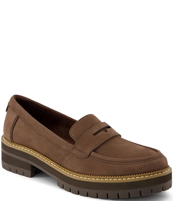 TOMS Cara Penny Keeper Lug Sole Loafers