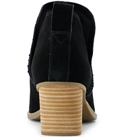 TOMS Kaia Suede Wedge Booties