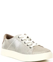 TOMS Kameron Metallic Suede Lace-Up Sneakers