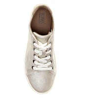 TOMS Kameron Metallic Suede Lace-Up Sneakers