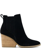 TOMS Noa Chelsea Sculpted Wedge Ankle Booties