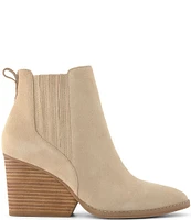 TOMS Noa Chelsea Sculpted Wedge Ankle Booties