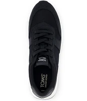 TOMS TRVL LITE Retro Inspired Suede and Twill Sneakers