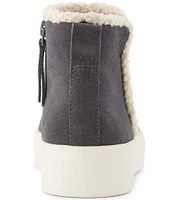 TOMS Verona Mid Suede Faux Fur Sneaker Booties