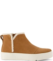 TOMS Verona Mid Suede Faux Fur Sneaker Booties