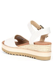 TOMS Diana Espadrille Platform Wedges