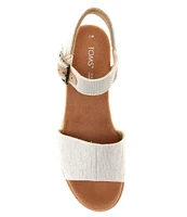 TOMS Diana Espadrille Platform Wedges