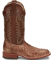 Tony Lama Men's Hays 13#double; Full Ostrich Quill Western Boots