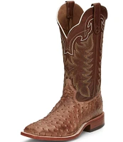 Tony Lama Men's Hays 13#double; Full Ostrich Quill Western Boots