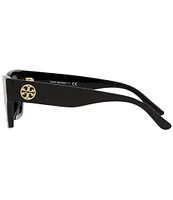 Tory Burch Women's 0TY7169U 52mm Solid Rectangle Sunglasses