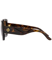 Tory Burch Women's 54mm Tortoise Butterfly Sunglasses