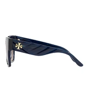 Tory Burch Women's Ty7180u 52mm Navy Square Sunglasses