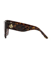 Tory Burch Women's Ty7180u 52mm Tortoise Square Sunglasses