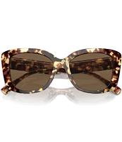 Tory Burch Women's TY7198U 54mm Tortoise Butterfly Sunglasses