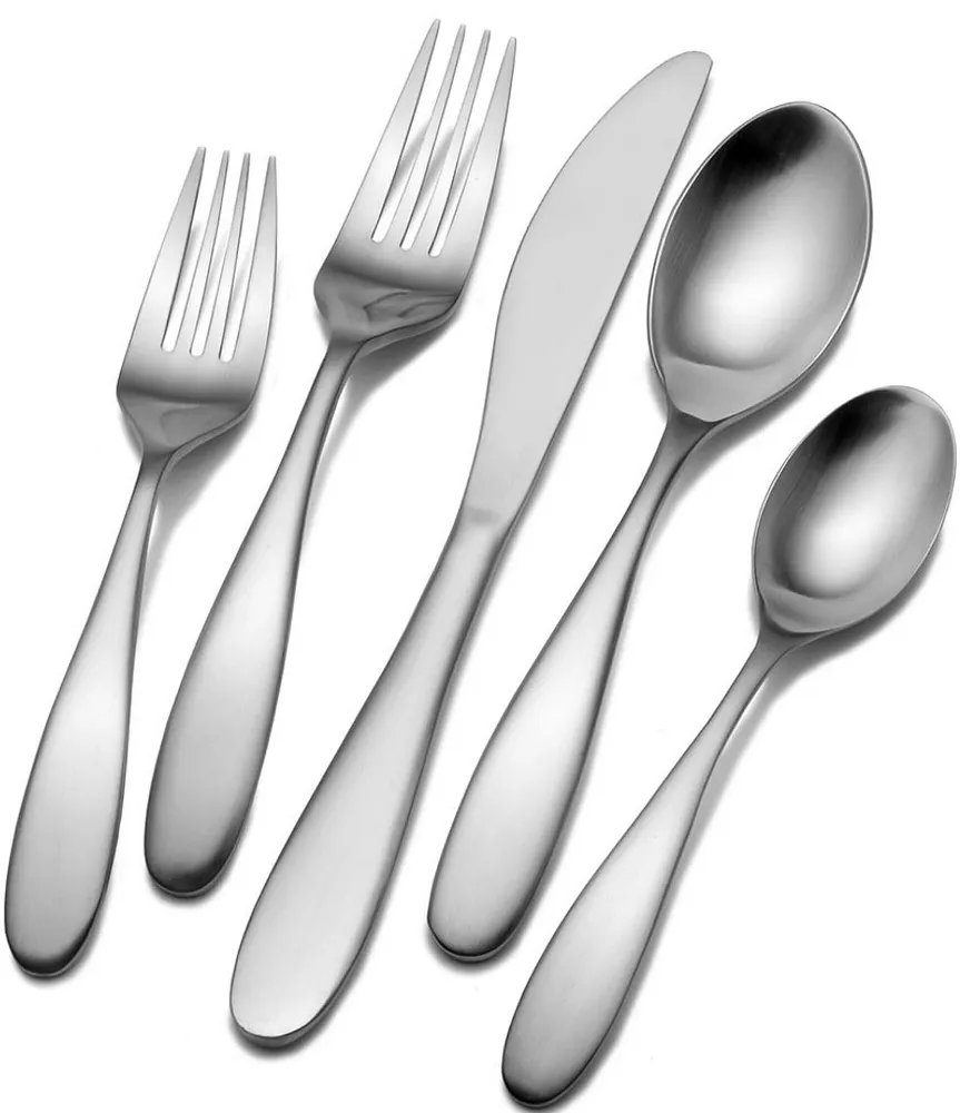 Towle Silversmiths Alpine 42-Piece Stainless Steel Flatware Set