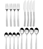 Towle Silversmiths Merion 16-Piece Stainless Steel Flatware Set, Service for 4