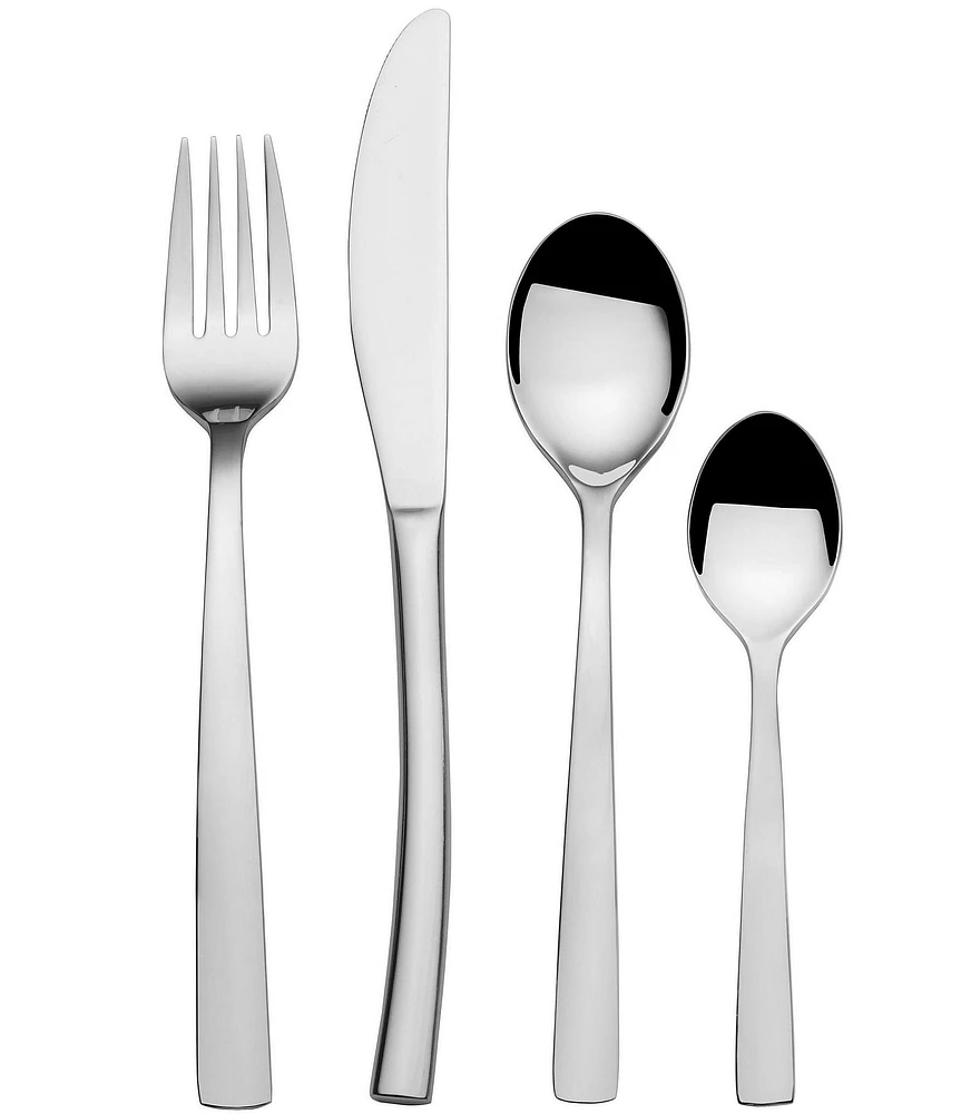 Towle Silversmiths Merion 16-Piece Stainless Steel Flatware Set, Service for 4