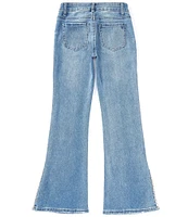 Tractr Big Girls 7-16 Bling Flare Leg Jeans