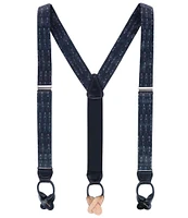 Trafalgar Davy Bones The Dancing Skeleton Silk Button End Suspenders